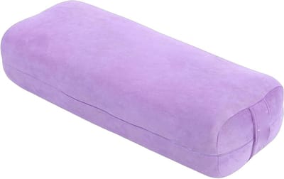 Meditatiekussen - Vloerkussen - Ontspanning Zitten - Wasbare Hoes - 65x25x15cm - Paars
