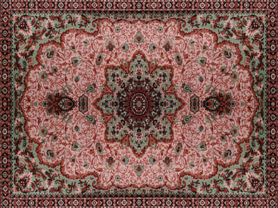 Vinyl | vinyl | vloerkleed | Persia Terra | 170x170 cm