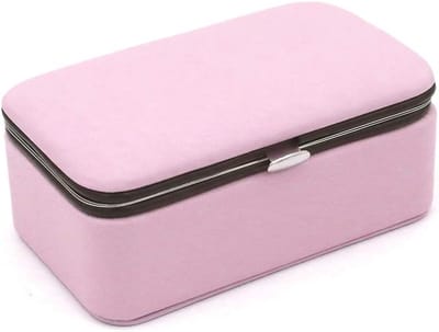 Sieradenopbergdoos van kunstleer, perfect voor ringen, oorbellen, kettingen en armbanden - Compact en stijlvol georganiseerd