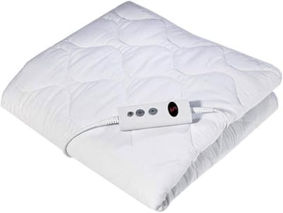 AHD® Elektrische onderdeken - Onderdeken - Elektrische onderdeken 1 persoons - Wit - ‎150cm x 70cm x 2cm