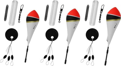 Forel Sleepposes - Sleepdobbers Visgerei - Forel Vissen - Inclusief Kristalglas - Set 1 - Blauw
