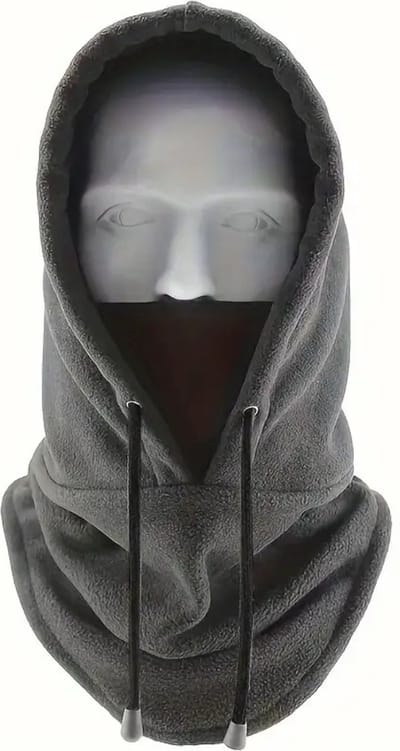 Livano Winter Masker - Balaclava - Ski Mask - Ski Masker - Bivakmuts - Full Face Mask - Grijs