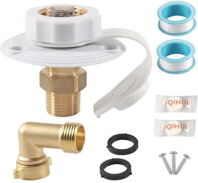 Dailygoods- Wateraansluiting robuust - Waterinlaat - Wateringang - Aansluiting - Schroefdraad - UV-bestendig - Eenvoudige installatie