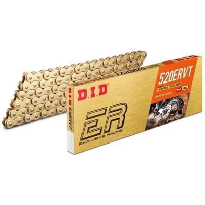 Motorfiets rolketting D.I.D 520Ervt(G&G) X 118 Mail. Fj