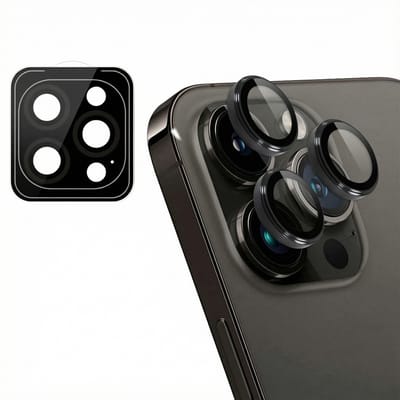 imoshion Camera Lens Protector - Geschikt geschikt voor Apple iPhone 14 Pro/ geschikt voor Apple iPhone 14 Pro Max - 2 Pack - Graphite