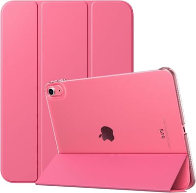 Slimme Stand Cover voor iPad 10.9 inch (10e Generatie) met Transparante Achterkant, Ondersteuning voor Touch ID en Auto Wake/Sleep Functie