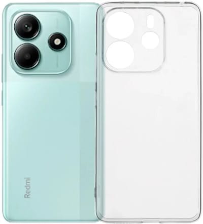 Transparant Dun TPU Hoesje Geschikt voor Xiaomi Redmi Note 14 5G | Back Cover | Lichtgewicht | Ultra Dun | Flexibel | Zacht | Doorzichtig