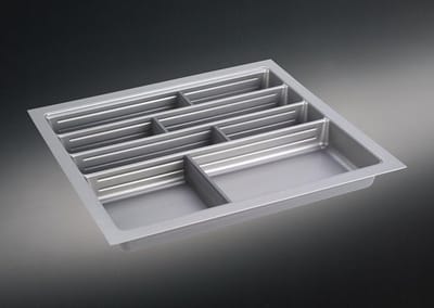 Bestekcassette 90 cm lade-indeling met variabele vakverdeling