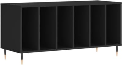 MMP® Platenspeler Kast - Platenspeler Meubel - Ip Kast - 100x38x48cm - Zwart