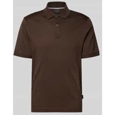 regular fit poloshirt met knooplijst