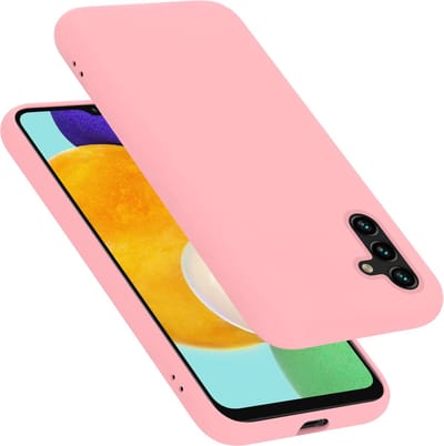 Cadorabo Hoesje geschikt voor Samsung Galaxy A13 5G in LIQUID ROZE - Beschermhoes gemaakt van flexibel TPU silicone Case Cover