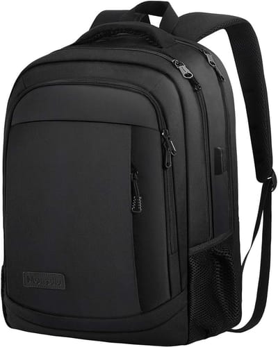 Laptoptas Rugzak - Reis tas - Veilig opbergen - Waterafstotend materiaal - Voor 15.6 inch - Zwart