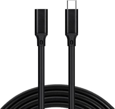 Techvavo® USB C Verlengkabel - USB C Kabel - USB C naar USB C Kabel - USB 3.1 Type-C Verlengkabel - 0.5 meter
