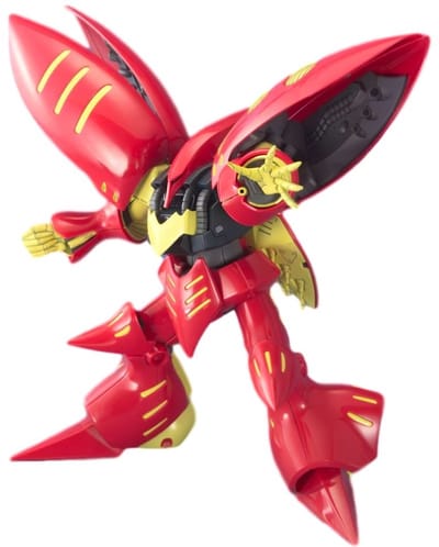 Gundam Qubeley Red MG 1/100 Model kit | Gunpla robot bouwpakketten voor volwassenen | Speelgoed modelbouw zonder verf lijm of gereedschap | Japanse 3D kunstof puzzel | Manga anime action figure box set incl stand