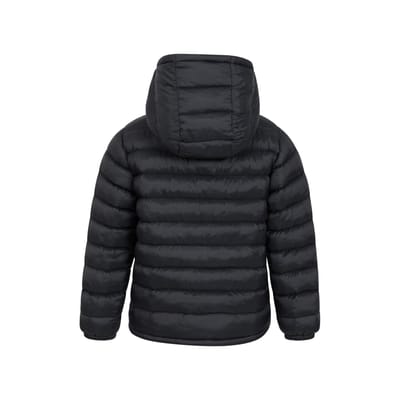 Mountain Warehouse Gewatteerde jas met imitatiebont voor kinderen/kinders (Zwart)