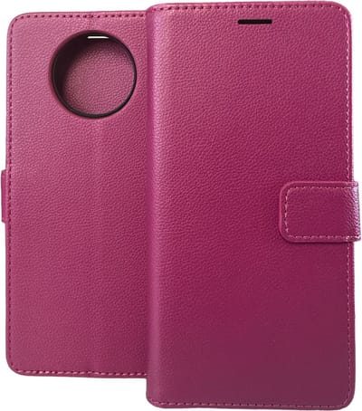 Portemonnee Book Case Hoesje Geschikt voor: Xiaomi Redmi Note 9T (5G) - Roze