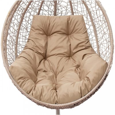 Tuinkussen George Beige - Geschikt voor Hang Ei, Hangstoel en Cocoon-stoel. Waterafstotend - UV Bestendig