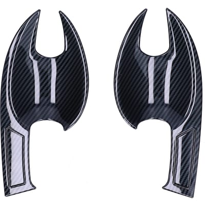 4 STUKS Auto Deurklink Kom Cover Accessoires Vervanging voor Mazda CX?3 2016?2018 Koolstofvezelstijl black
