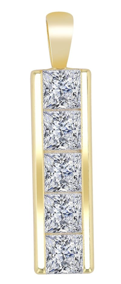 AKZENT Akzent Dames hanger "Randi" uit 925 Sterlingzilver, gerhodineerd, duurzaam