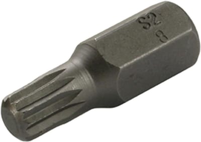 Schroevendraaierbit meertand kort 05320L Ø M 5 10 mm zeskant professioneel chroom vanadium