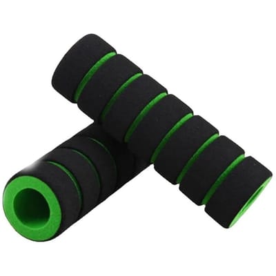 2 Pièces Poignées de Vélo MTB Housse de Guidon en Éponge Poignées Antidérapantes Amortissantes Douces Poignées de Vélo Manchon de Guidon de Vélo Ultra-léger CHINA vert