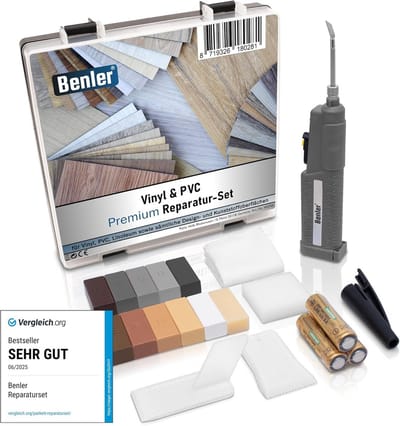 PVC en kunststof reparatieset voor vloeren en oppervlakken - Vinyl, Laminaat en Houtlook