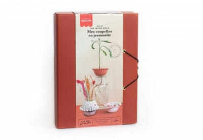 La Petite Epicerie DIY HOME DECOR KIT "MY JESMONITE BOWLS/MIJN JESMONITE KOMMEN" 300g H15xW21xL3cm| Creatieve | Hobbyset | creatief startpakket | kinderen en volwassenen