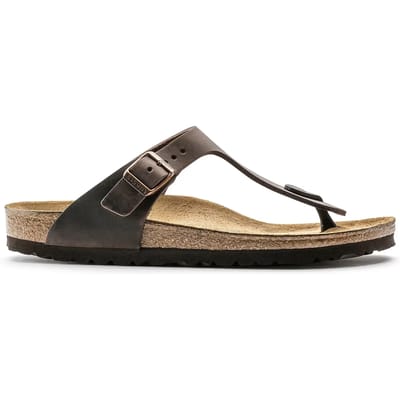 Birkenstock Gizeh Dames Slippers Habana Narrow-fit | Bruin | Nubuck | Maat 37 | 743833