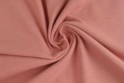 50 meter molton stof - Oud roze - 100% katoen - Molton stof op rol