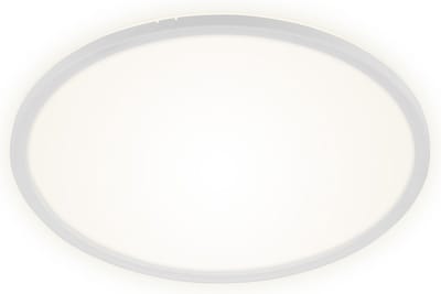 BRILONER SLIM - LED Plafonniére - plafondlamp dimbaar - plafondlamp met achtergrondverlichting - incl. afstandsbediening - 22 Watt - 3000 lumen - wit
