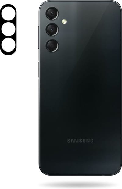 Mobilize Screenprotector geschikt voor Samsung Galaxy A24 Glazen | Mobilize Camera Protector - Case Friendly