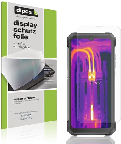 dipos – 4x Matte Beschermfolie geschikt voor Blackview BL8800 Pro | Krasbestendige & antireflecterende Screenprotector Ultra-Thin