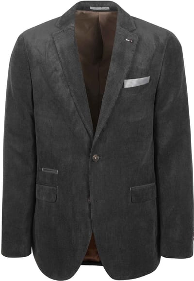 Suitable Colbert Heleen Corduroy Cosmos Blauw - Maat 48 - Heren - Ribstructuur - Volwassen mannen blazer