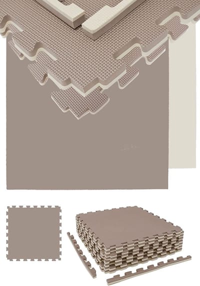 8x Vechtsportmat 2cm dik - 63x63cm EVA Puzzelmat, omkeerbaar in 2 kleuren, geluidsdempend & waterbestendig - voor Judo, Karate, MMA, Kickboksen & Fitness