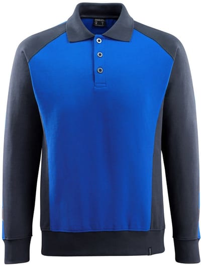 Mascot Unique Polosweatshirt 50610-962 - korenblauw/donkermarine - 2XL