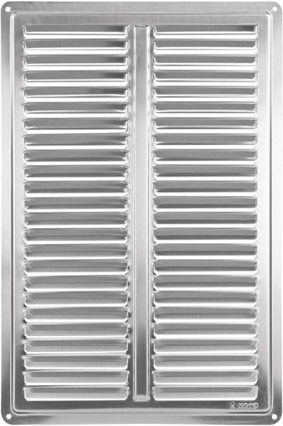 Ventilatierooster Roestvrij Staal 205 x 305 mm - Afvoerrooster voor Binnen en Buiten