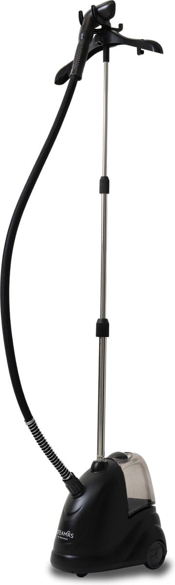 STEAMRS - MIDI Verticale Kledingstomer - 1750W - 2,5L Watertank - 2 standen - stoomsterkte 40g/min - Zwart