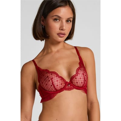 Hunkemöller Niet-voorgevormde beugel bh Cordelie Rood