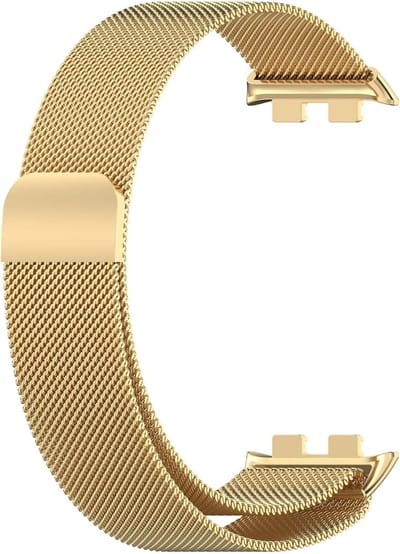 Verstelbare metalen vervangarmband voor Honor Band 9 en 10, magnetische smartwatch band, comfortabele polsband voor fitness en dagelijks gebruik