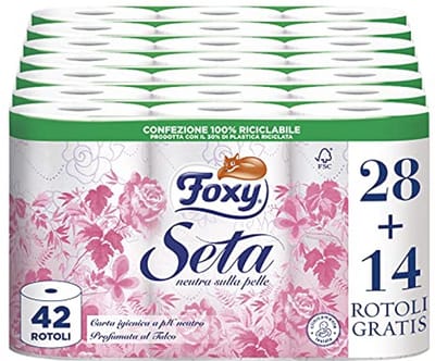 Huidneutraal Toiletpapier - 28 Rollen + 14 Gratis | 2-laags Hoogwaardige Kwaliteit | 100% FSC-certificaat | 216 Scheuren per Rol | 100% Recyclebare Verpakking