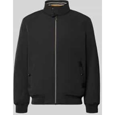 regular fit jas met opstaande kraag
