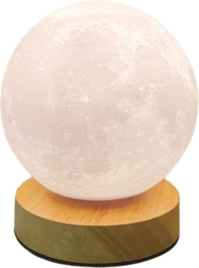 Bovista Zwevende Maanlamp - Wereldbol Magnetisch - Magnetische Maan Lamp - Moon - Moonlamp - Zwevend - Sterrenhemel - 12 CM Dimmend