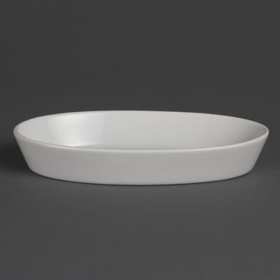 Olympia Whiteware Ovale Ovenschalen 19,5x11cm (6 Stuks)