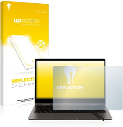 upscreen - Screenprotector voor Samsung Galaxy Book3 360 13" - Folie Beschermfolie anti glare matte