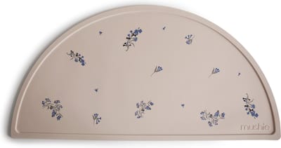 Mushie - Siliconen Placemats - Lilac Flowers