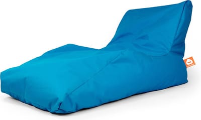 Whoober loungestoel zitzak Bali XL outdoor turquoise - Wasbaar - Voor binnen en buiten