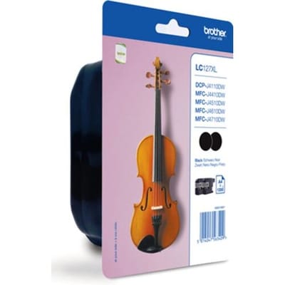 Brother Inktcartridge LC-127XLBKBP2 Zwart Multipack Hoge capaciteit