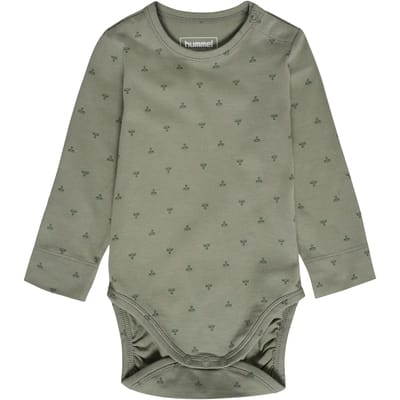 Hummel kinderbody met lange mouwen Hmlmini Bee Aop L/S 230320