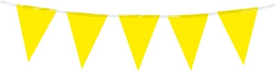 Mini vlaggenlijn | PE | Kleur: Geel | Lengte: 3 meter