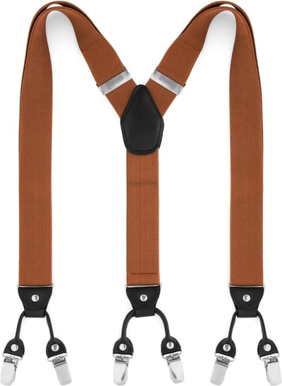 Brede Bruine Clipbretels